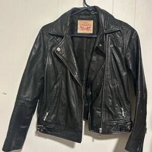 Levi's Women's Classic Black Leather Jacket